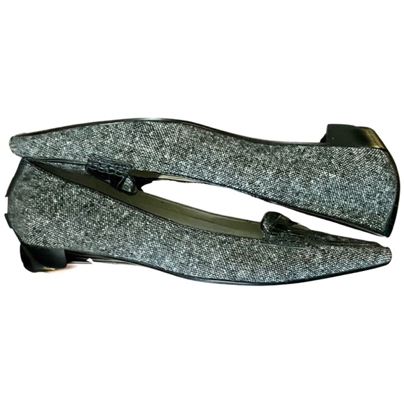Talbots Tweed Croc-Trim Block Heel Loafers | Size 9B - Picture 2 of 8